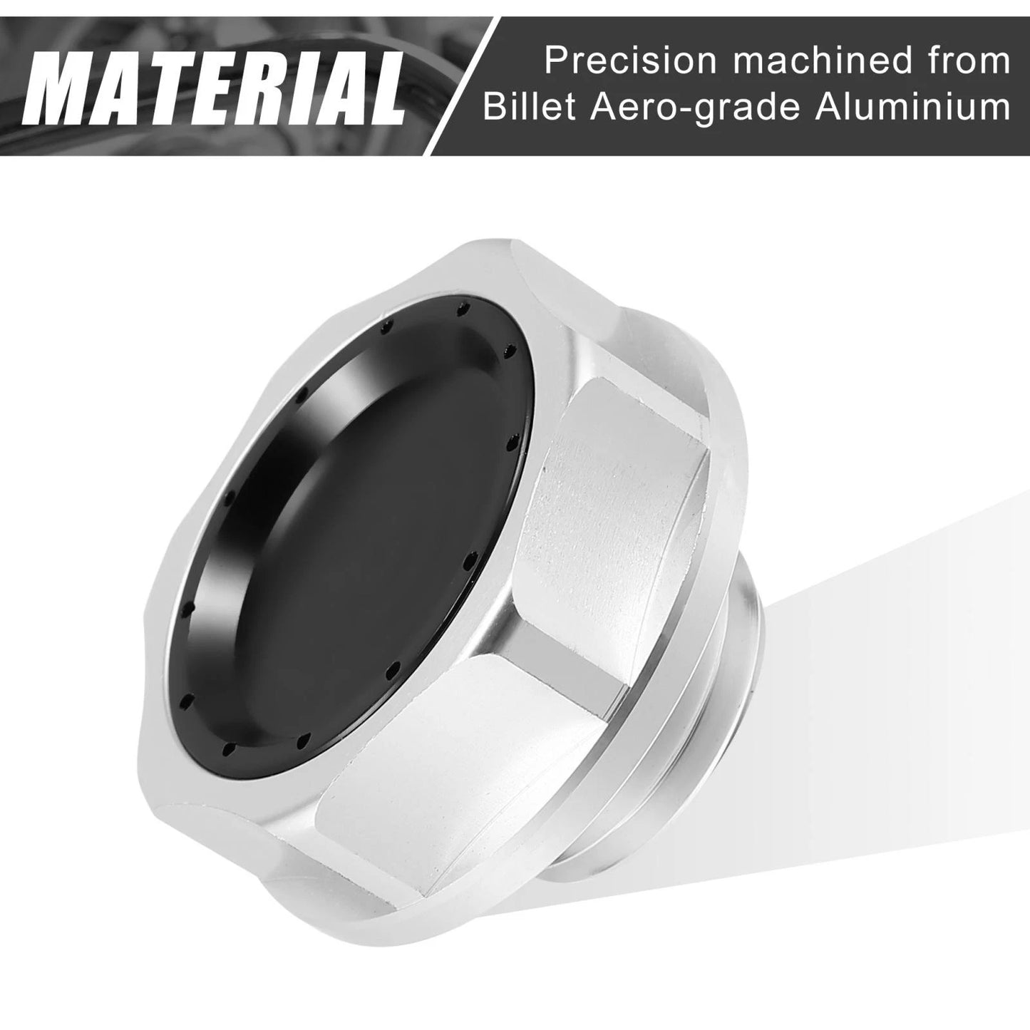 Engine Oil Filler Cap Plug Cover Black for Acura Integra TSX Honda Accord