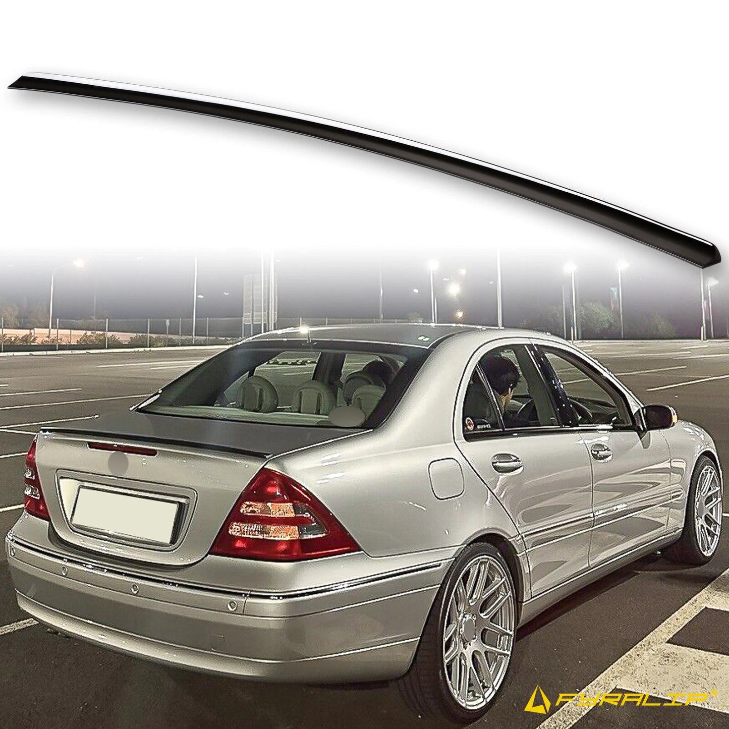 Boot Lip Spoiler for Benz W203 Sedan (2000-2006)