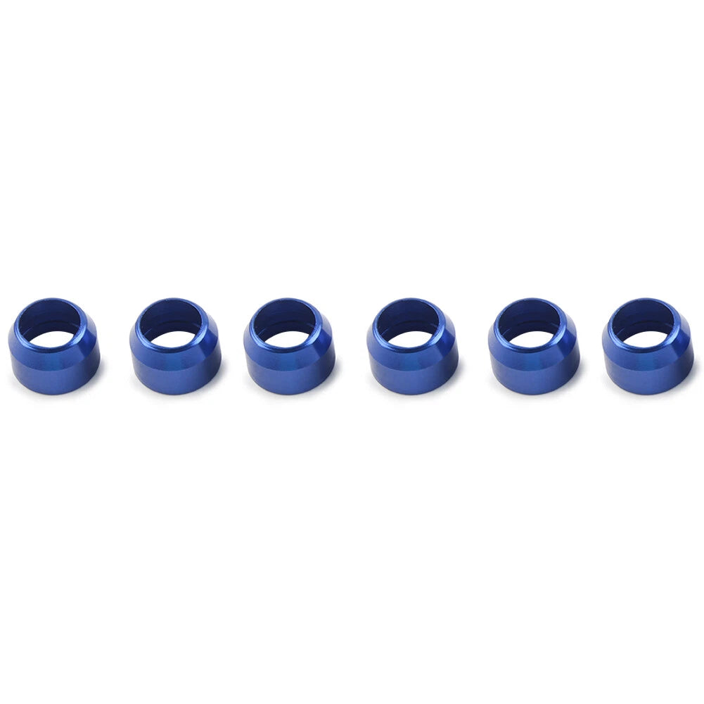 6x Aluminum Bleed Valve Covers for Ducati Monster, Hyperstrada, Streetfighter