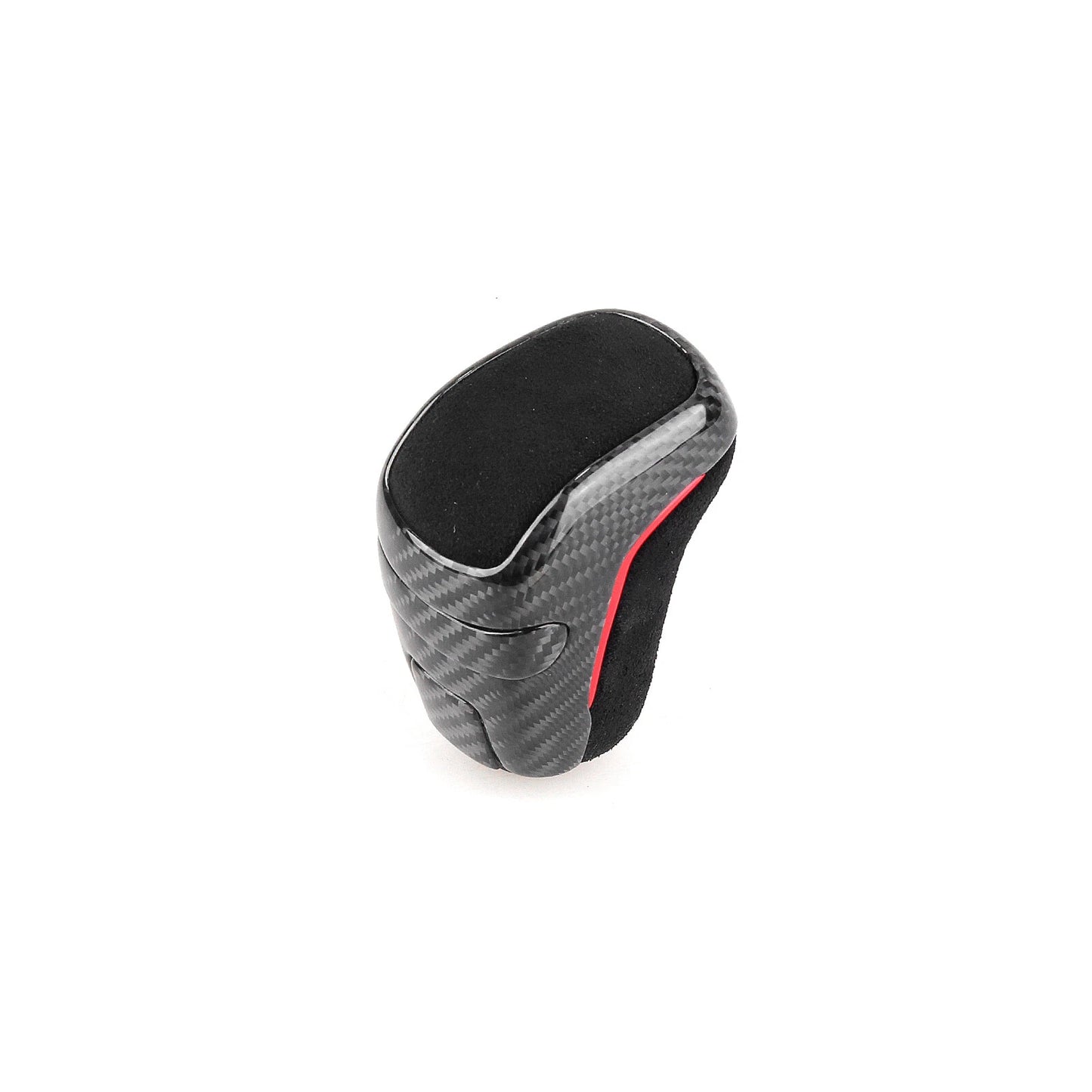 Gear Shift Knob for Toyota Tacoma (2015-2023) Carbon Fiber Black Red