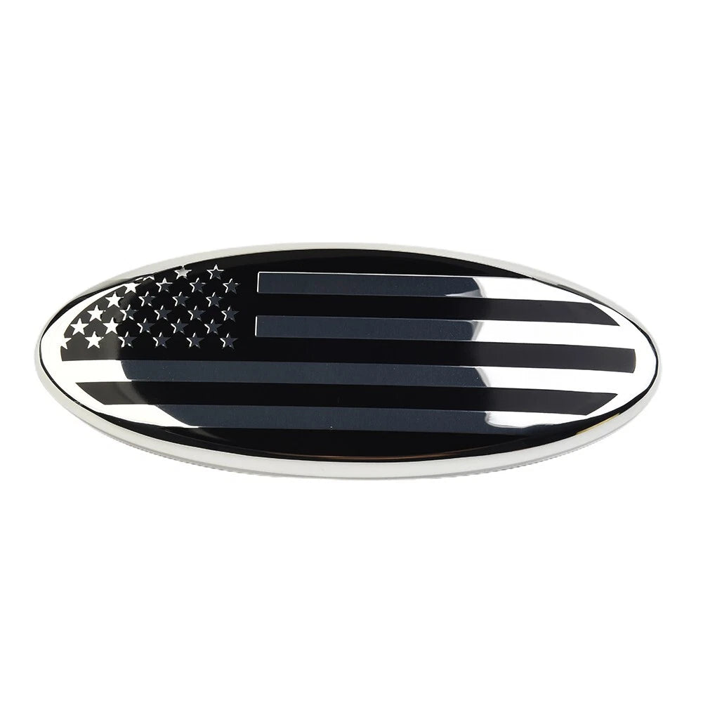 US Flag Oval Emblem Badge /239cm Front Grill Tailgate for Ford F150/F350