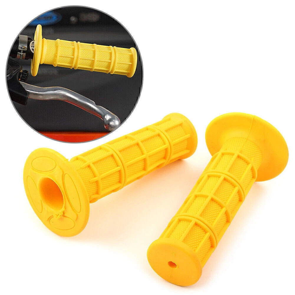 7/8" Soft Rubber Pro Hand Grips for ATV MX Dirt Bike Enduro