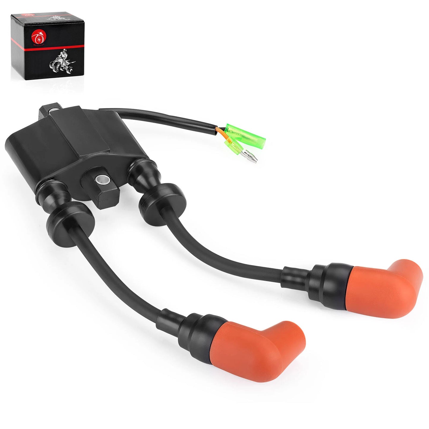Ignition Coil w/ Cap for Yamaha Outboard F6/F8/F9.9/T8/T9.9/C25 4-Stroke