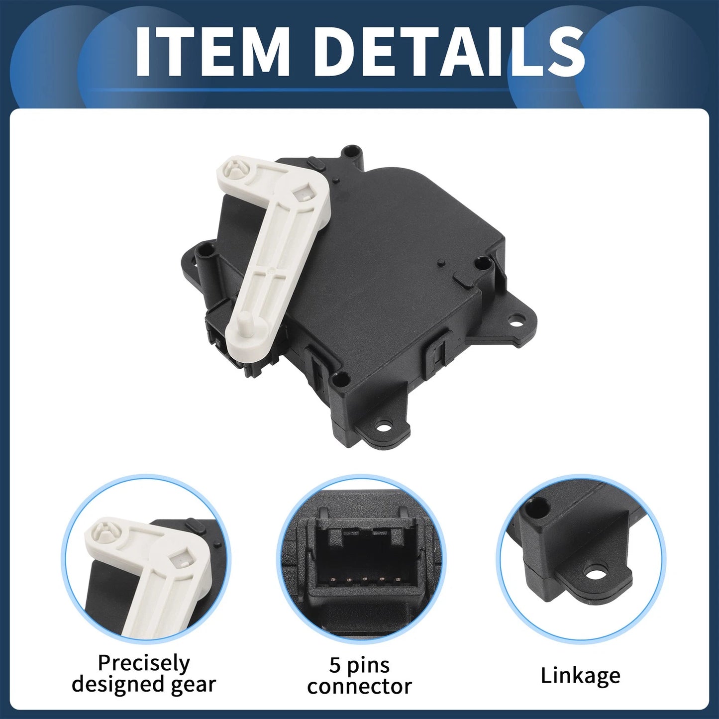 HVAC Heater Blend Door Control Actuator for Cadillac DTS (2006–2011)
