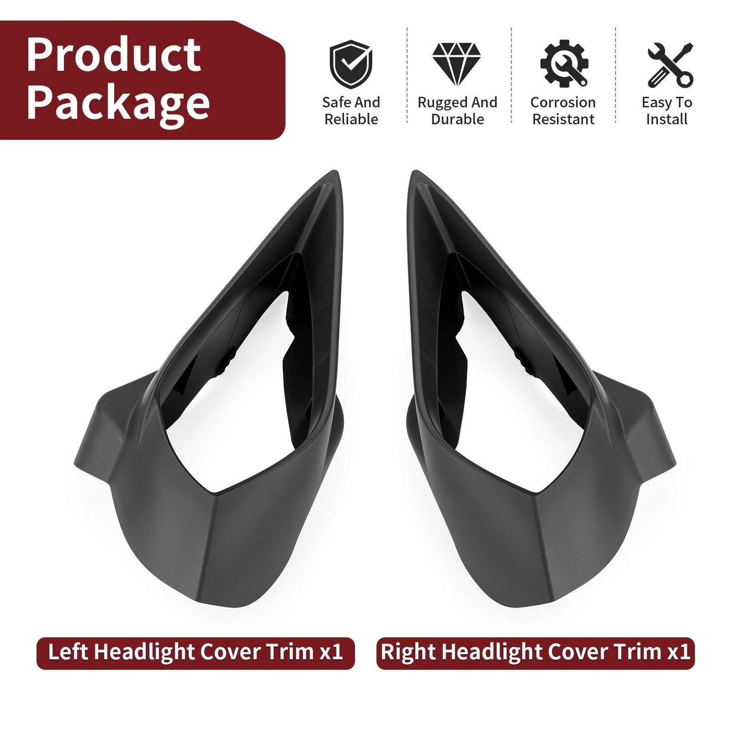 Headlight Cover for Yamaha YFZ 450 Raptor YFM 250/350/700 (2004-2024)