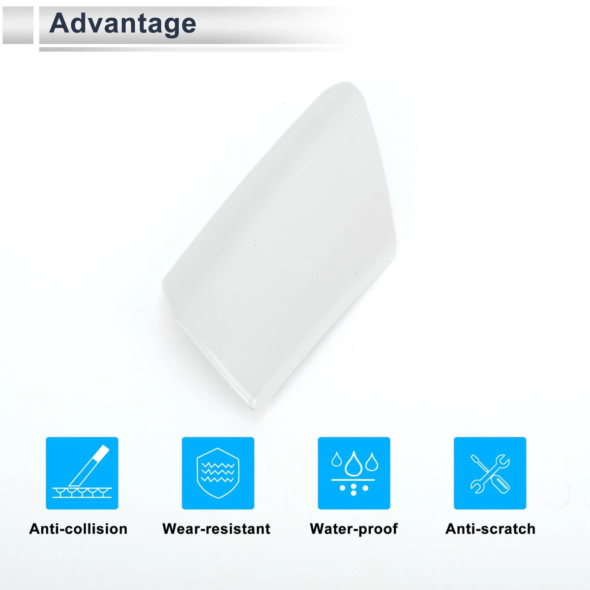 Front Left Door Knob Cover for BMW 7-Series G11 G12 (2017-2022) White