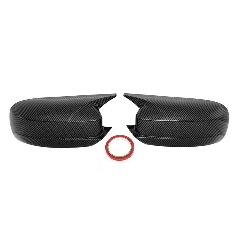 2 x Carbon Fiber Side Door Mirror Covers for 2015-2022 Dodge Charger