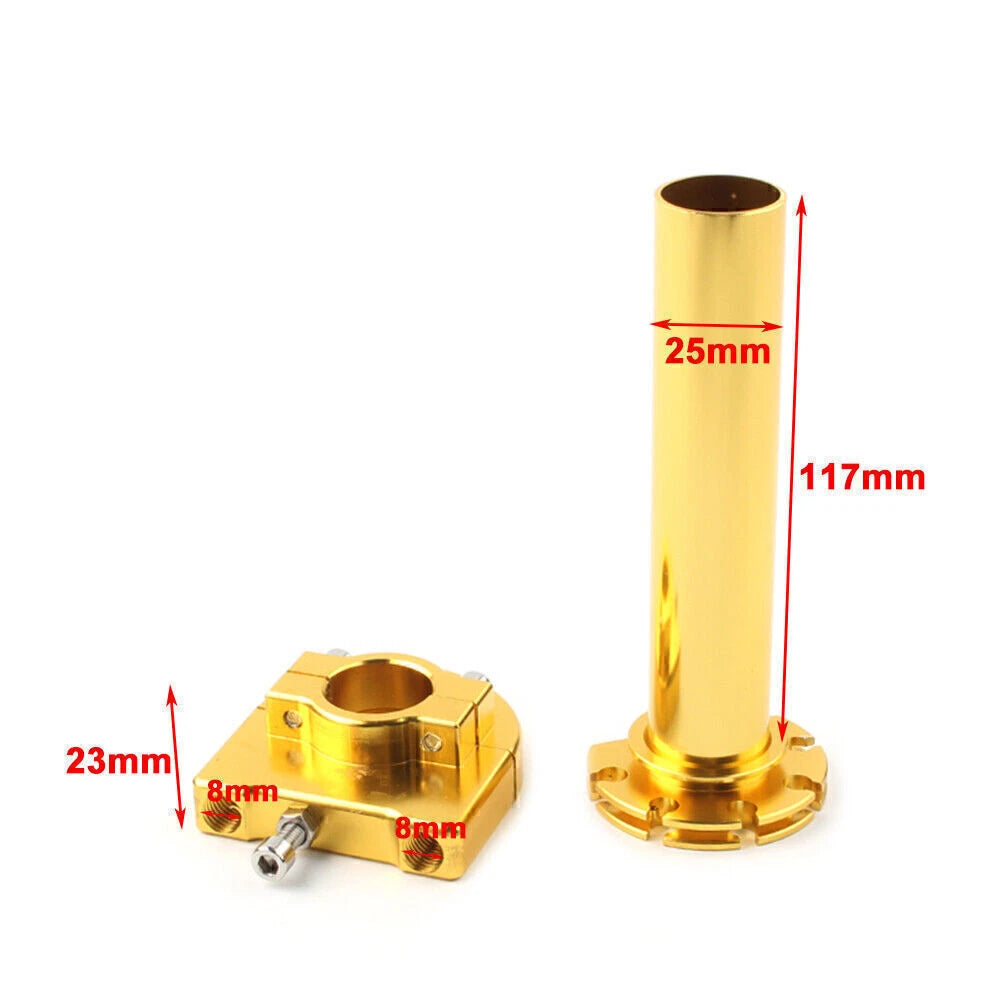 22mm Motorcycle Turn Twist Throttle Handle Bar Tube for Make & Model