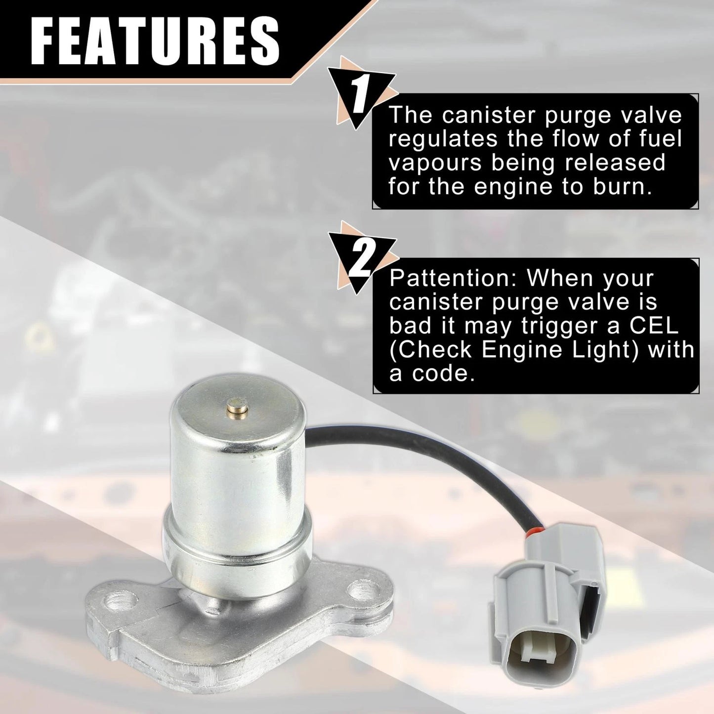 Engine Variable Timing Solenoid for Honda Accord, Pilot (2003-2008)