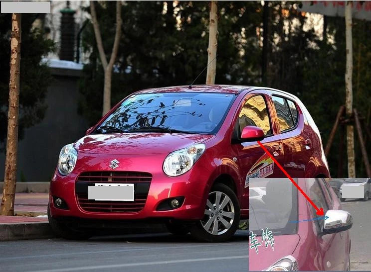 Chrome Side Mirror Cover Trim for Suzuki Alto (2008-2015)