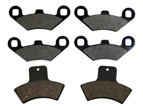Front & Rear Semi-Metallic Brake Pads for Polaris Worker 335 4x4 Worker 500