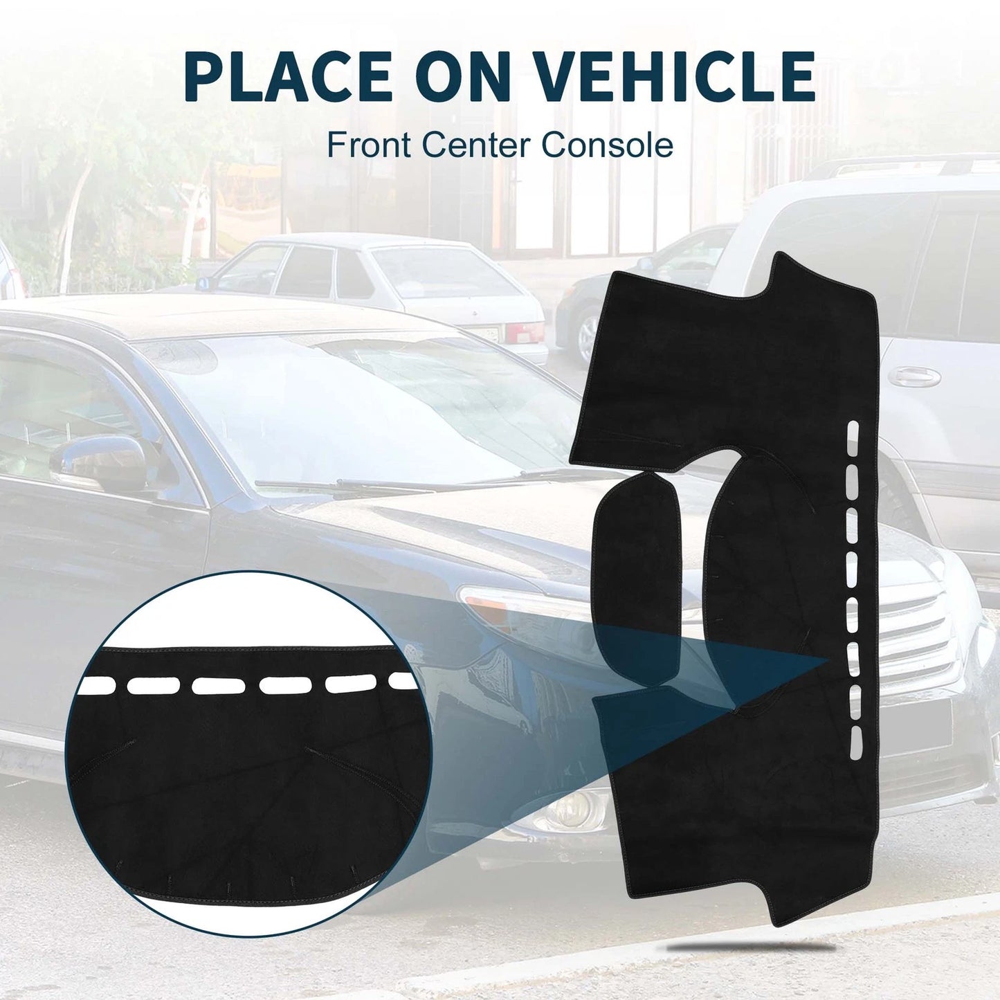 Dashboard Dash Cover Mat for Toyota Vitz 90 Series (2005–2010)