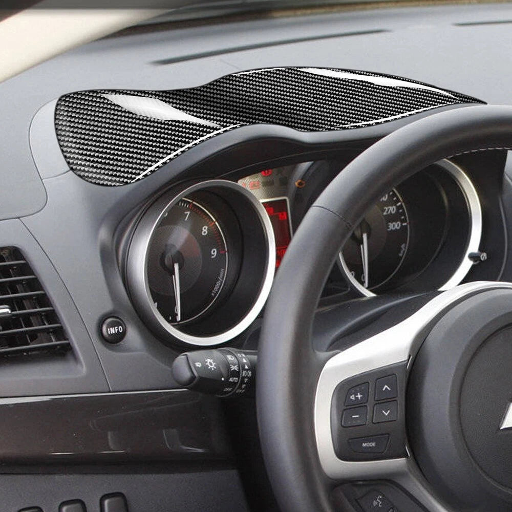 Carbon Fiber Dash Trim Cover for Mitsubishi Lancer EVO X 2008-2016