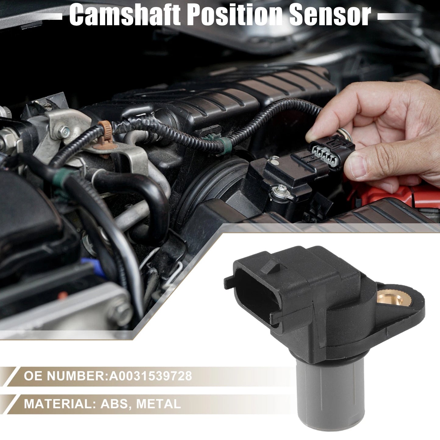 Camshaft Position Sensor for Dodge Sprinter 2500 Black (2003-2006)