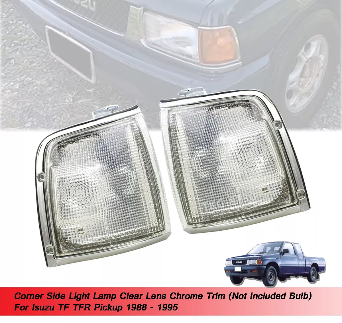 Clear Corner Light Lens for Isuzu TF TFR (1988-1995)