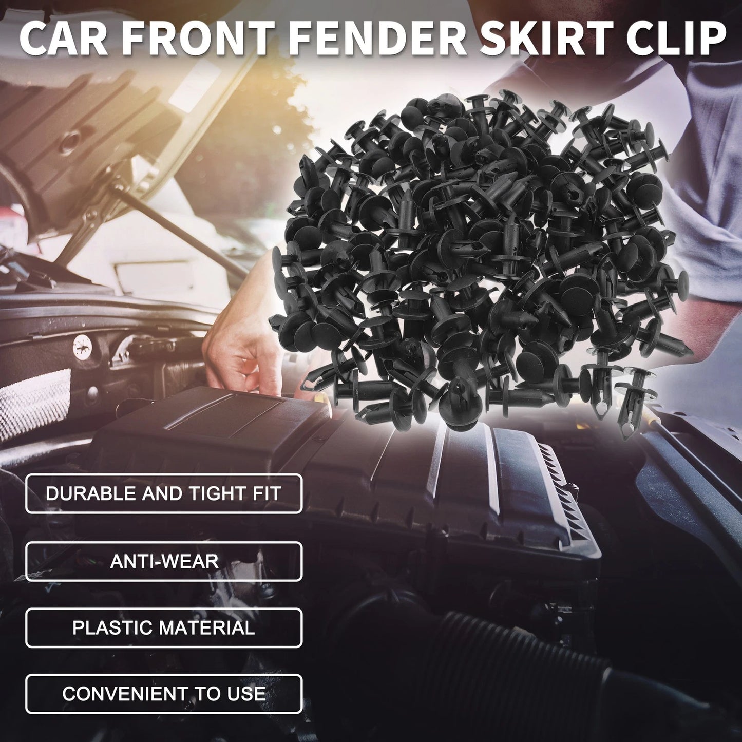 Front Fender Skirt Clips 2 x for Ford Escape, Explorer (2002-2012)