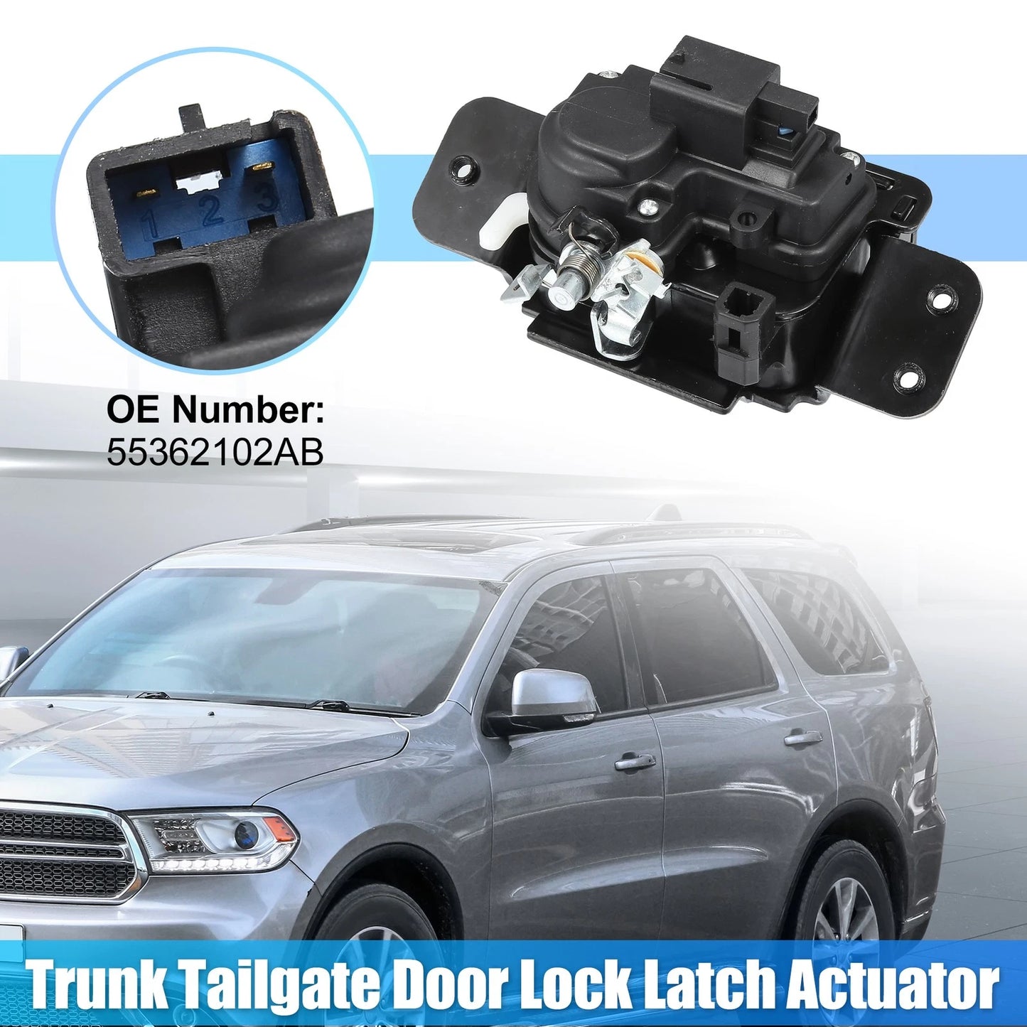 Rear Trunk Tailgate Lid Lock Actuator for Dodge Durango (2004-2005)