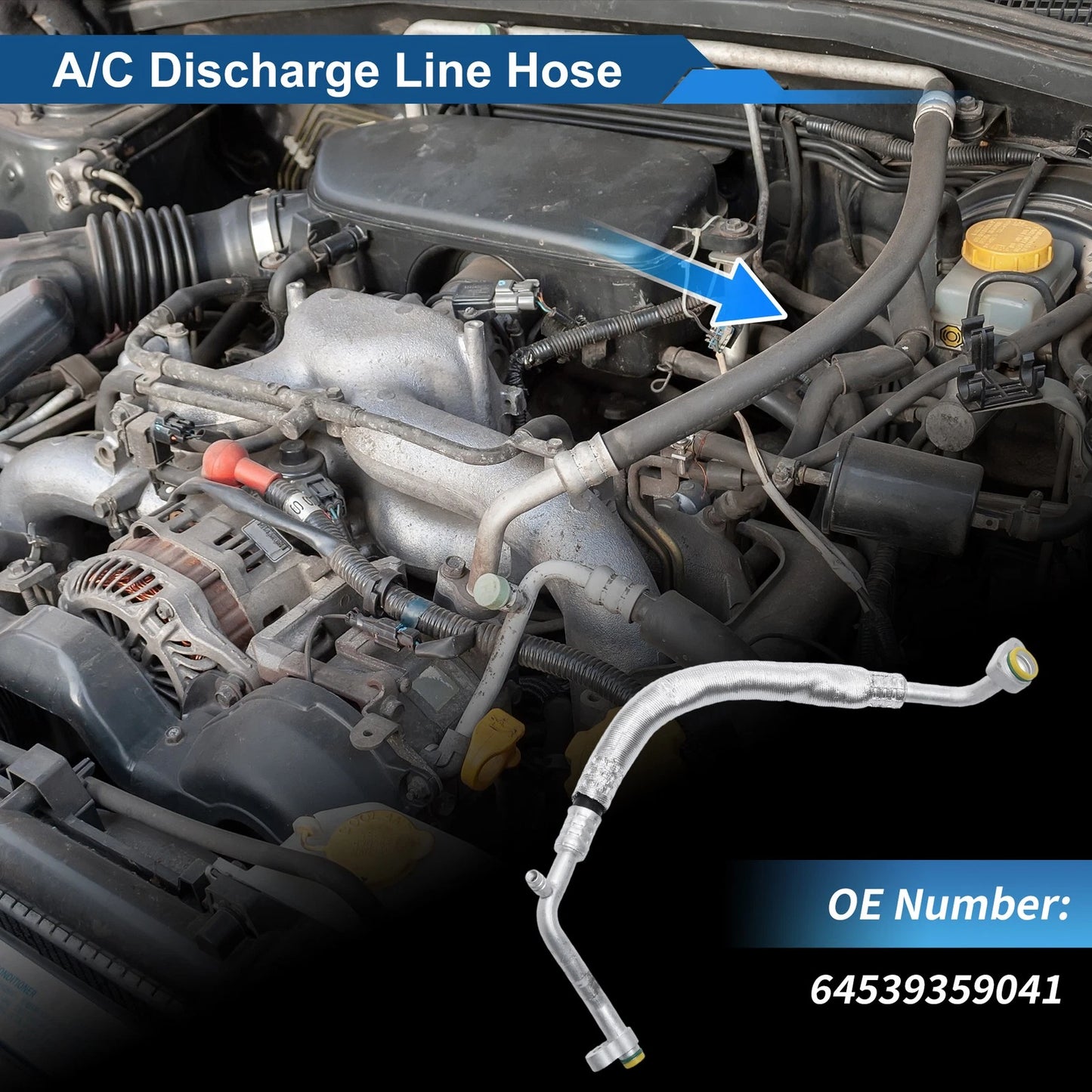 A/C Refrigerant Liquid Hose for BMW 528i (2000-2007)