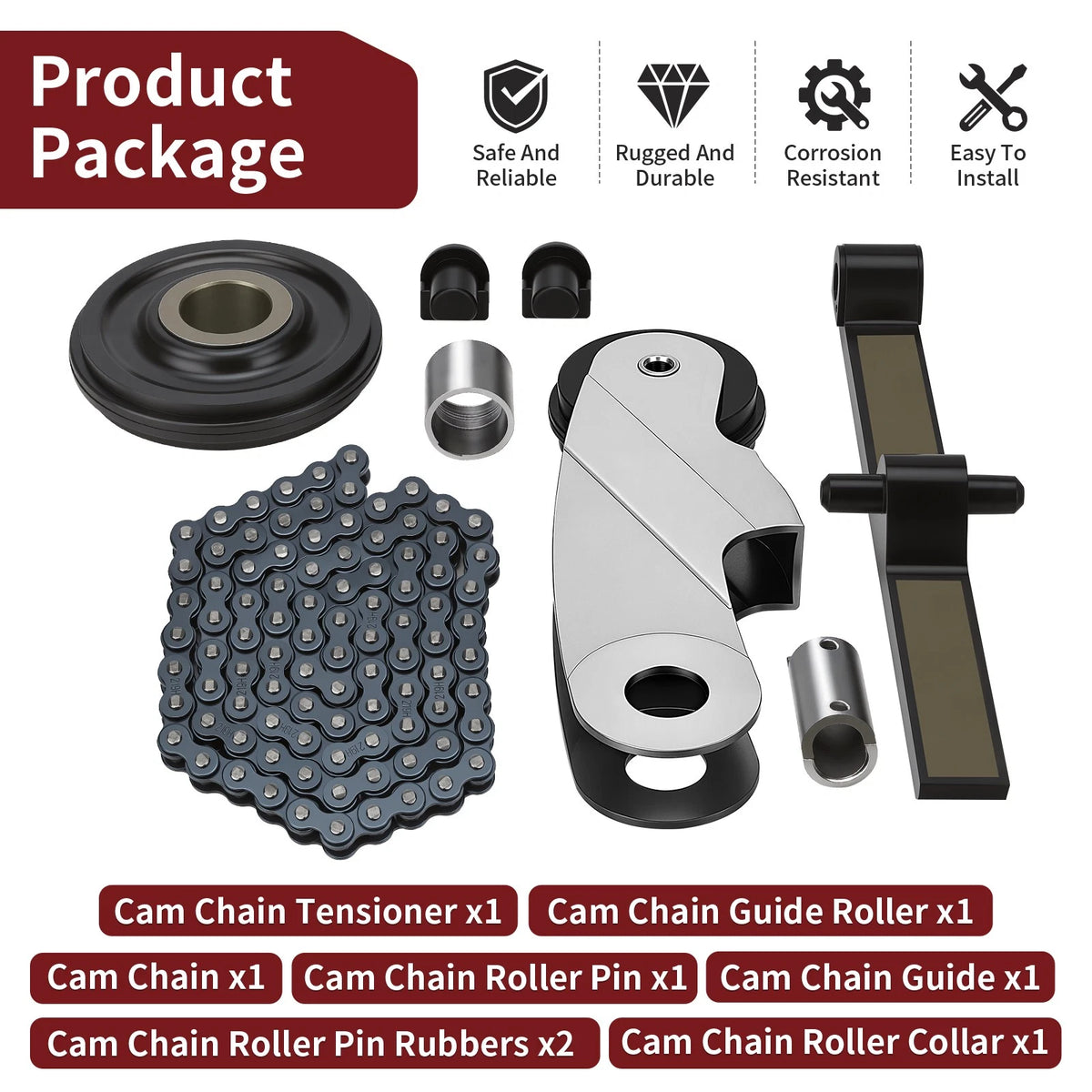 Cam Chain Tensioner Roller Guide Kit for Honda CB 750 K (1972–1978)