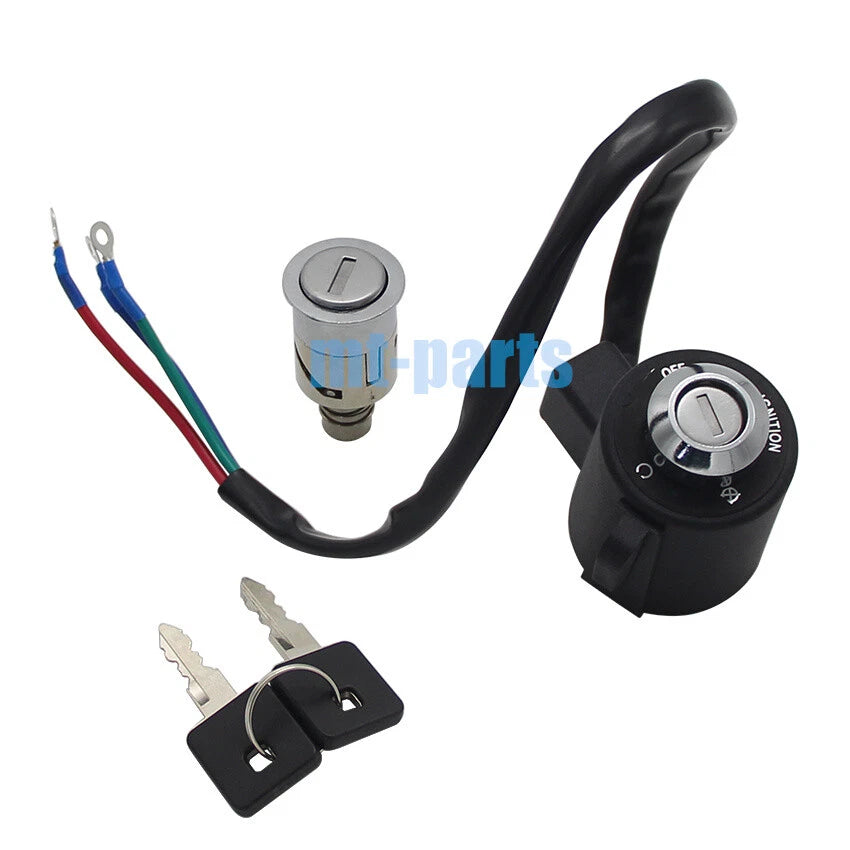 Ignition Key Switch Tail Box Lock Set for Harley XL883 Sportster 1999-2005