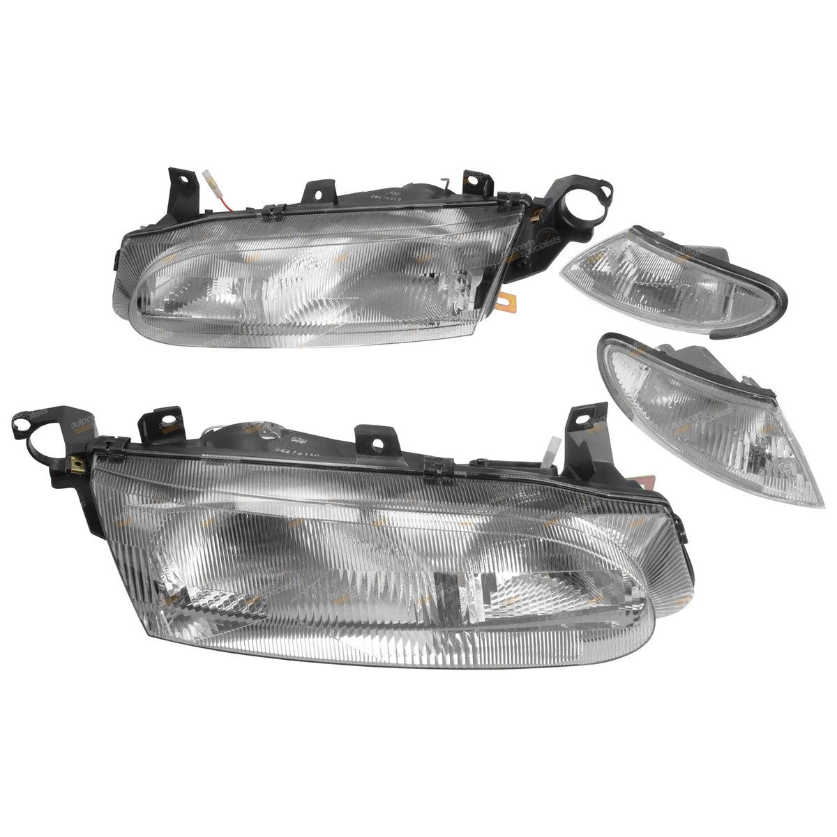 LH+RH Headlights and Corner Lights Kit for Ford Falcon EL (1996-1998)