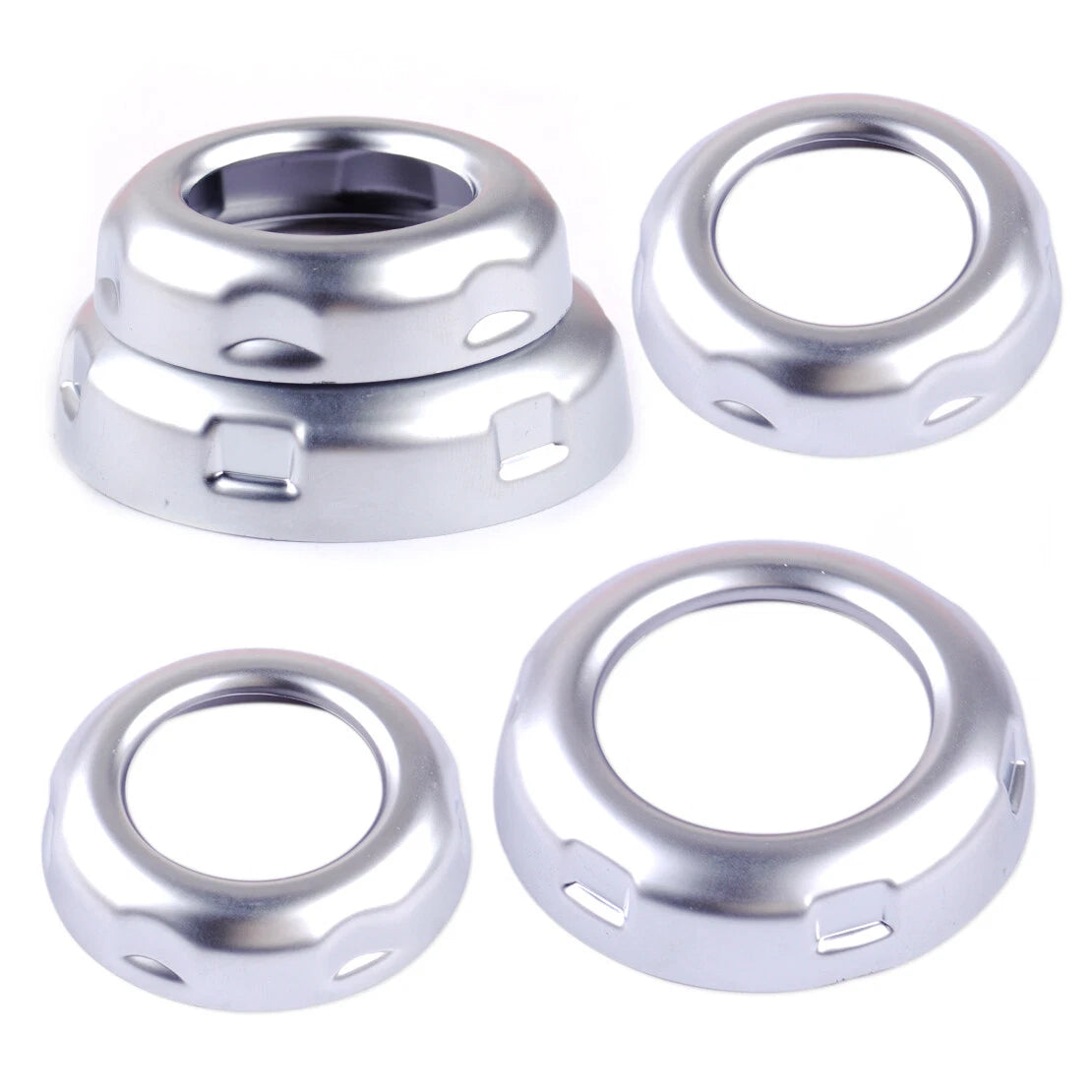 5 x Console Switch Button Ring Cover Trim for Land Rover Discovery (2010-2016)