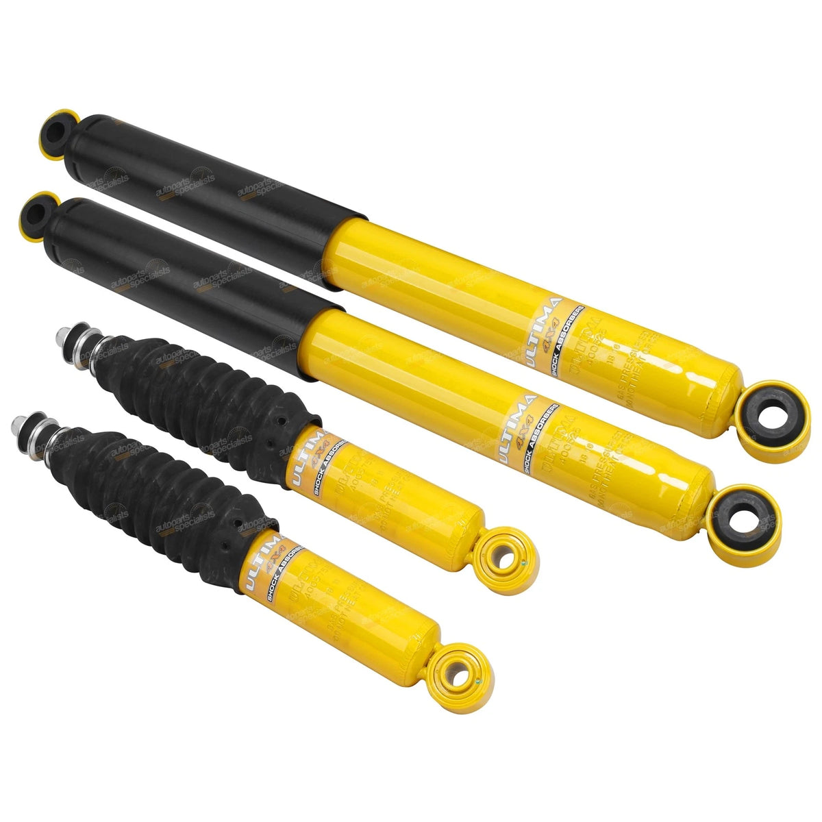 Shock Absorbers / Front + Rear Extended Travel for Hilux LN107 LN111 (1988–1998)