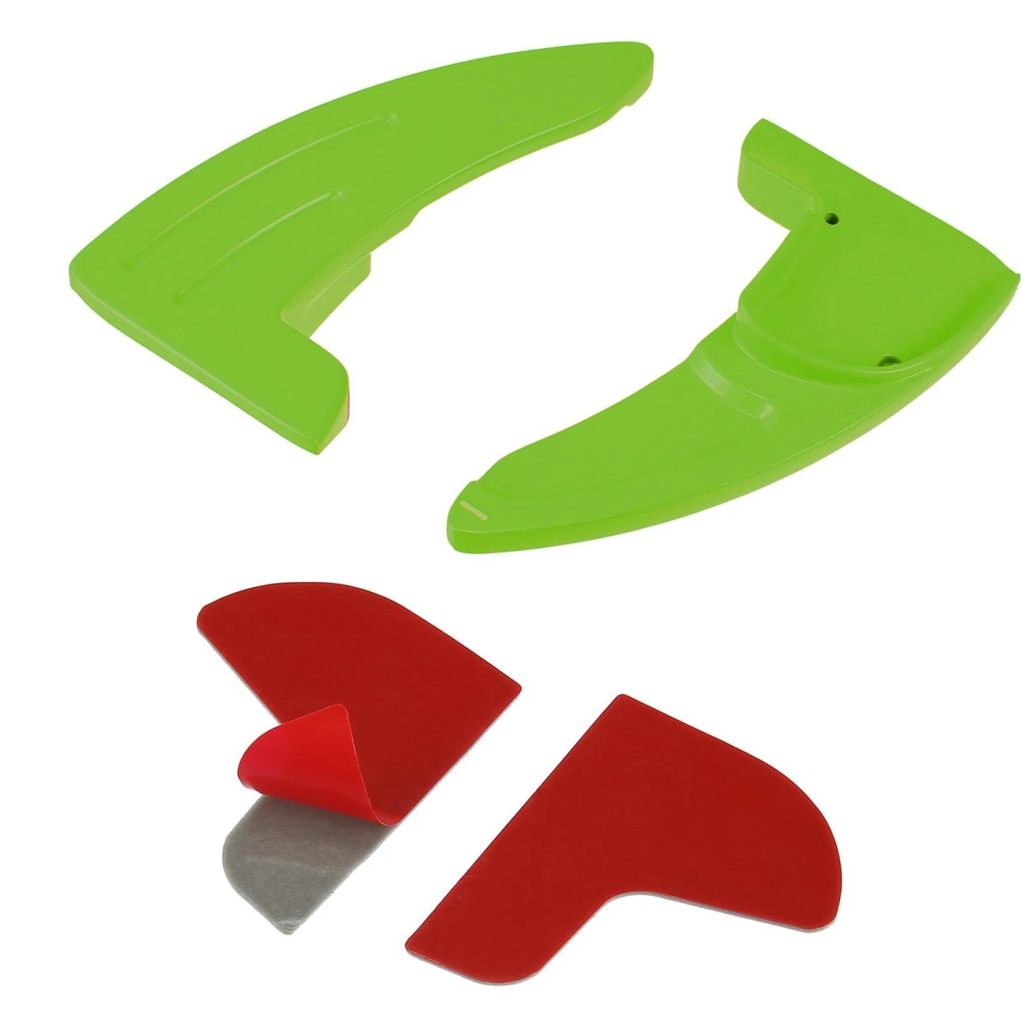Pair Green Steering Wheel Paddle Shifter Cover for Dodge Charger Challenger