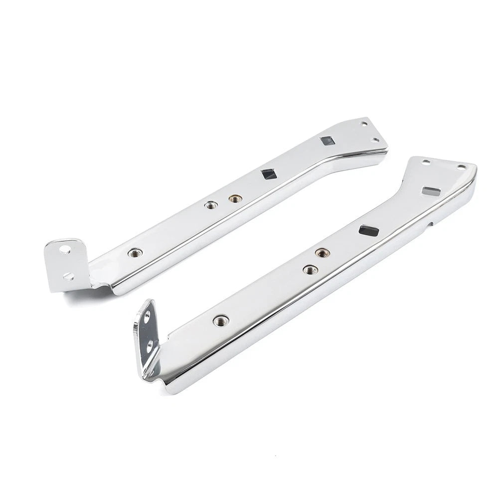 Saddlebag Rail Support Brackets for Harley Touring 1985-2008 Chrome