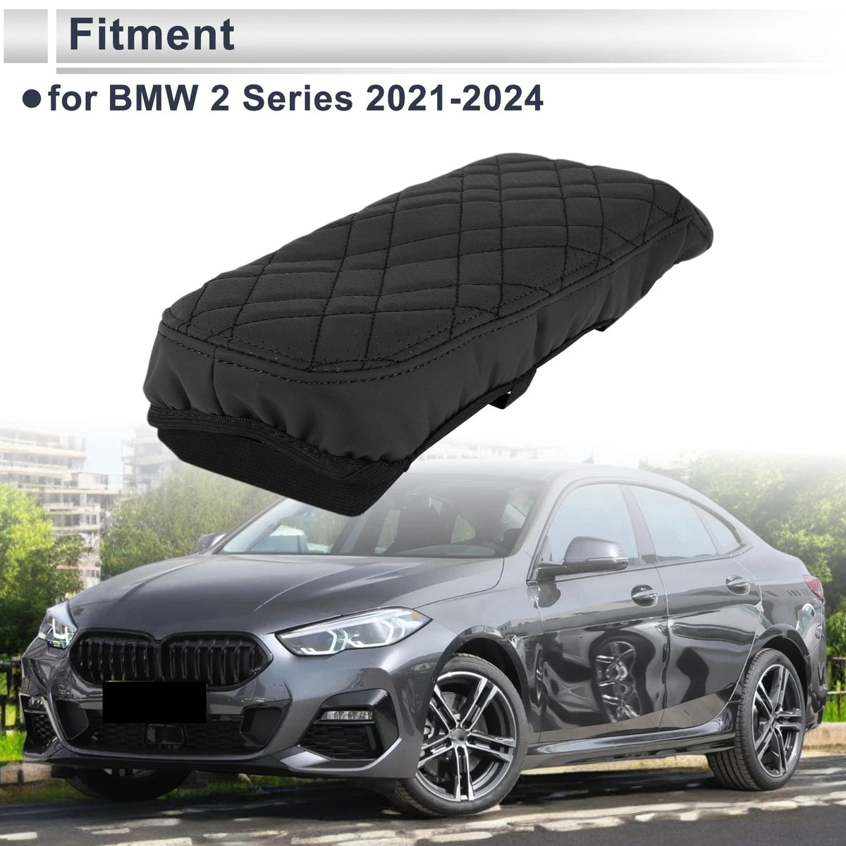 Center Console Cover for BMW 2 Series 2021-2024 Black 1 Pc