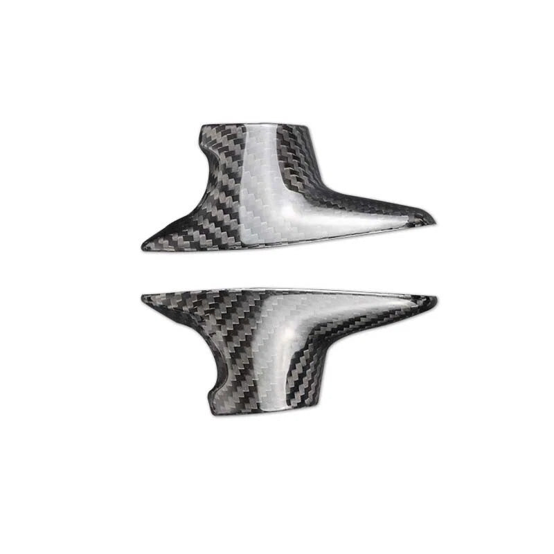 Carbon Fiber Gear Shifter Knob Side Cover Fit for Dodge Challenger 2015-2019