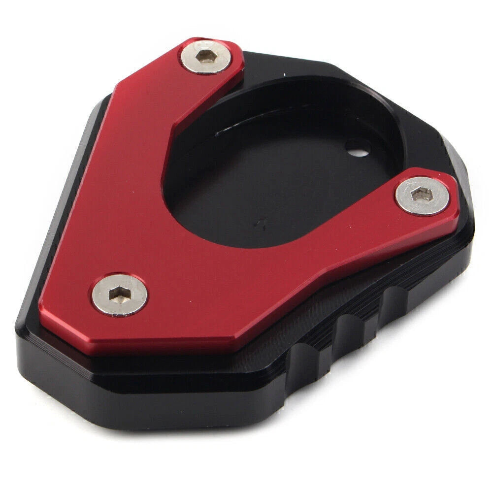 Kickstand Side Stand Enlarger Pad for KAWASAKI Ninja 400 (2018-2020) Red