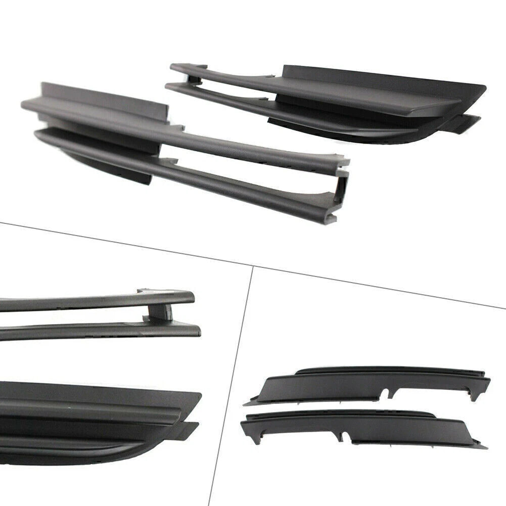 Bumper Grille Set of 2 for BMW 325i 323i 2001-2006 (1999-2006) Black