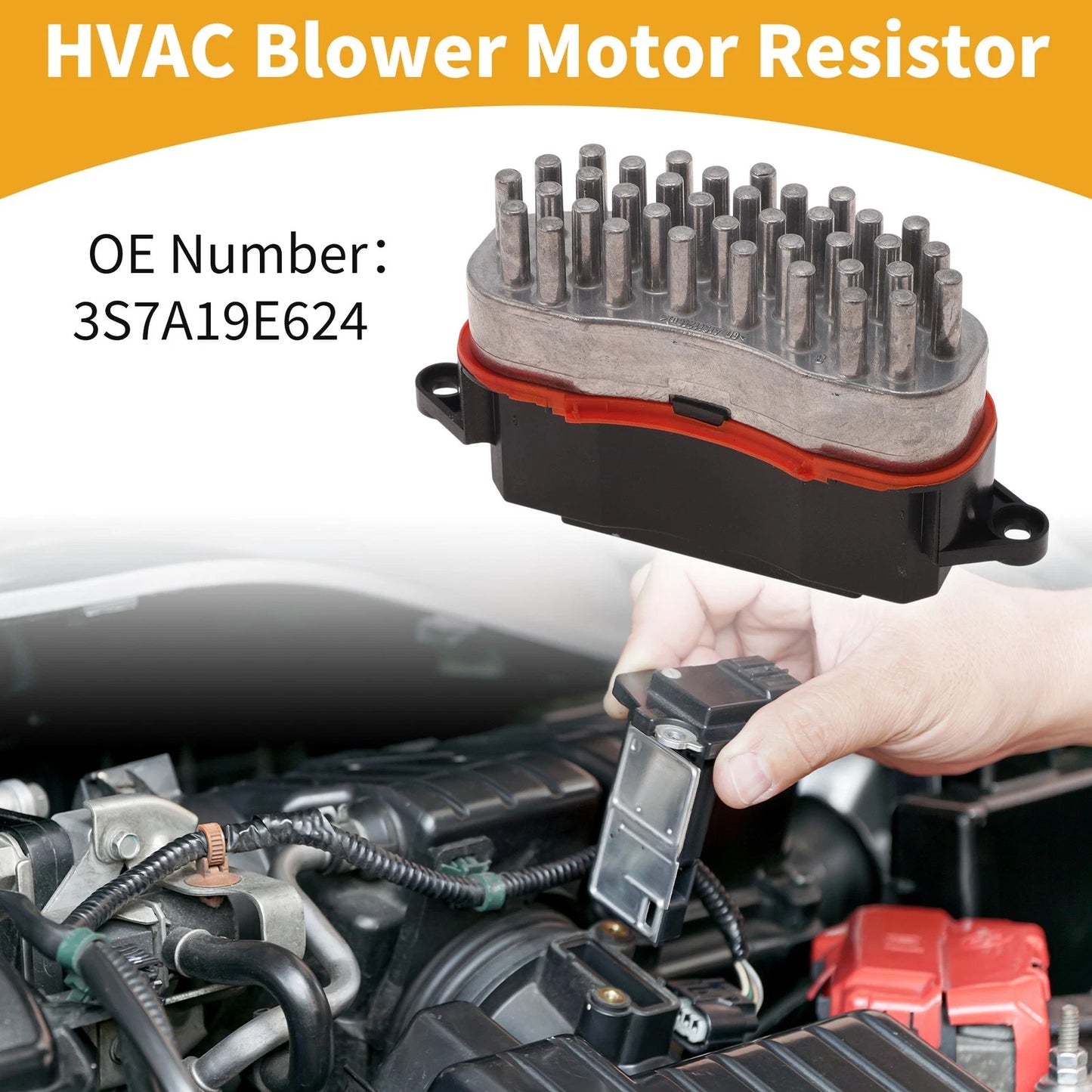 HVAC Blower Motor Resistor for Ford Focus (2015-2021)