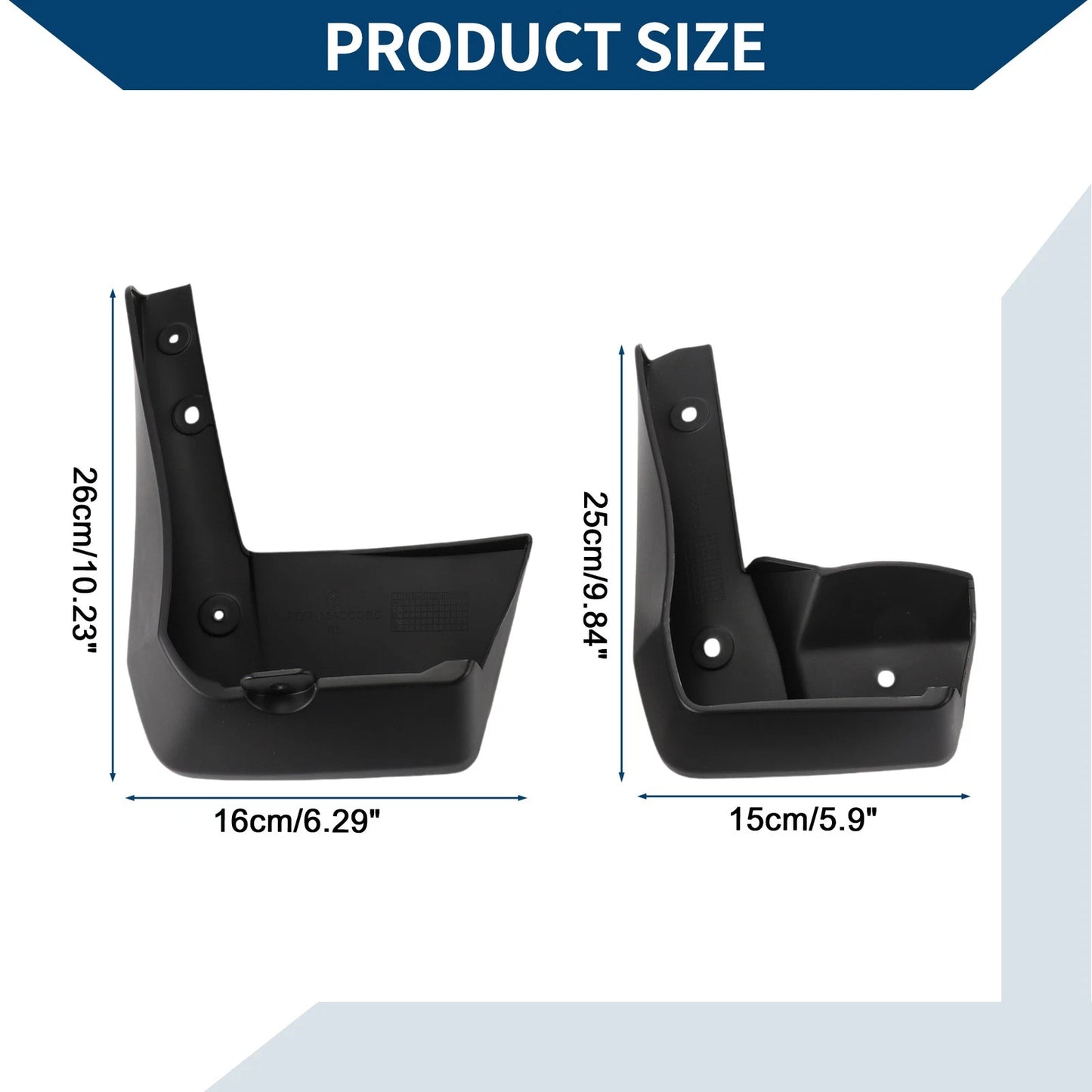 Mud Flaps Splash Guards 1 Set for Honda Inspire (2022-2024)