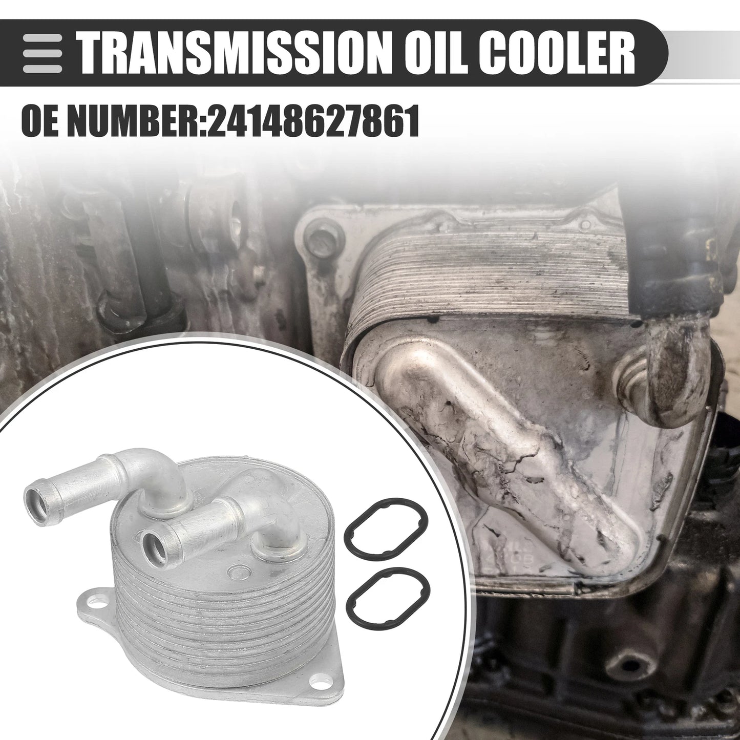 Transmission Oil Cooler for Mini Cooper 2014-2022 Aluminum