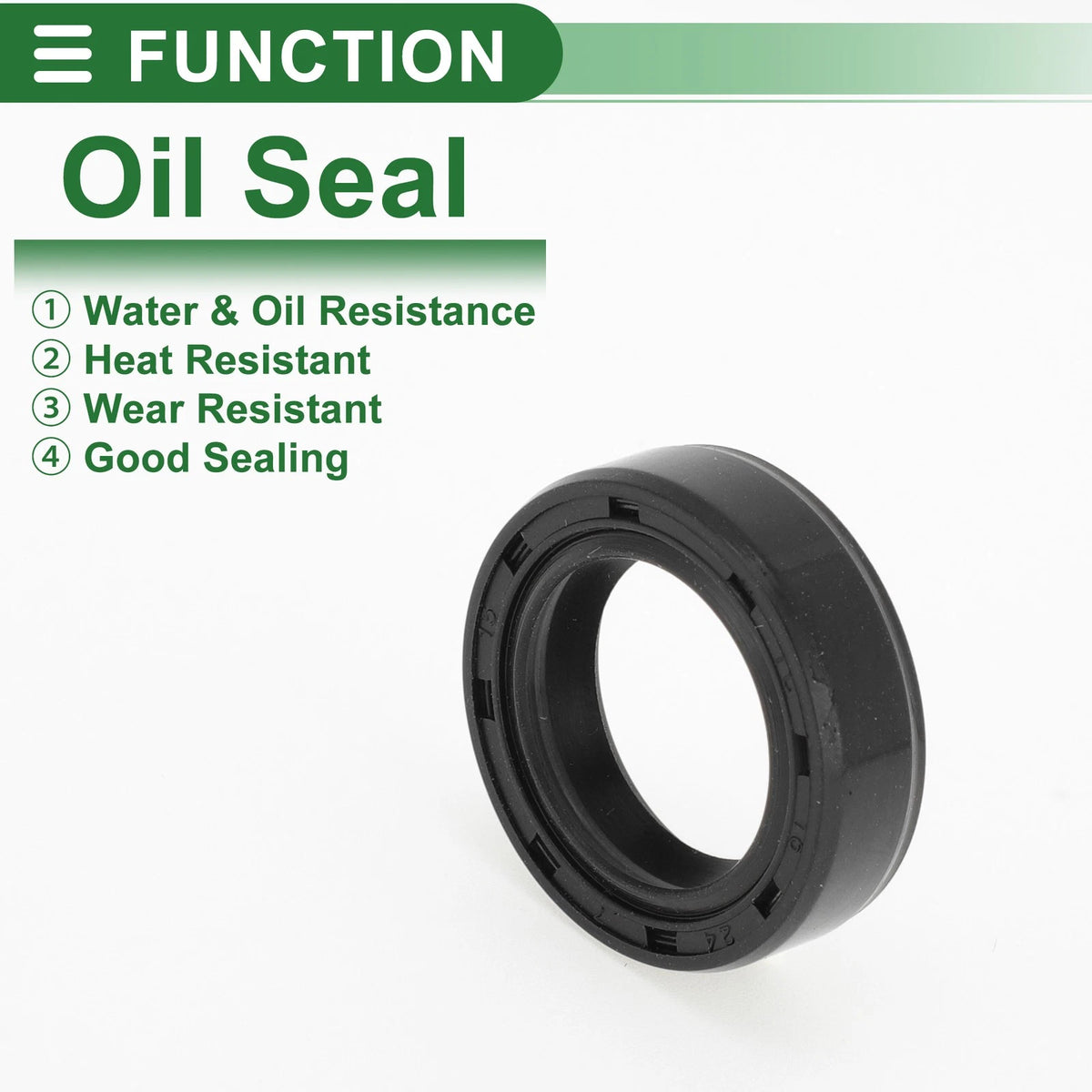 Oil Seal / 16x24x7mm / Seal Ring NBR Rubber 5 Pcs for Make Model