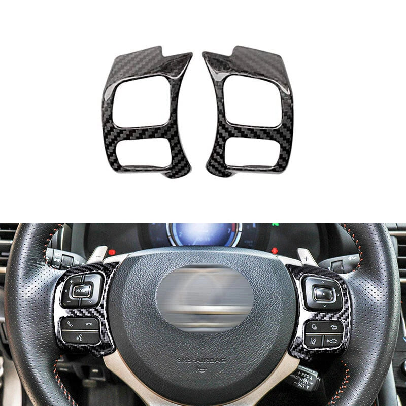 Carbon Fiber Steering Wheel Lower Cover Trim Fit For Lexus IS250 IS300 350 2014+