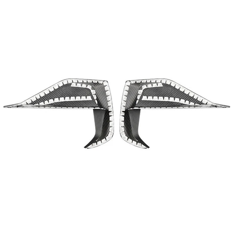 Carbon Fiber Bumper Vent Upper Splitter for Ford Mustang 2024