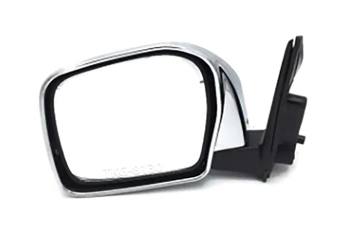 LH Manual Side View Mirror Chrome for Toyota Hilux MK4 MK5 (1998-2004)
