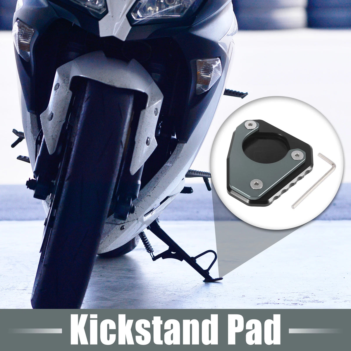 Kickstand Pad for BMW G310GS Motorcycle Parking Foot Plate