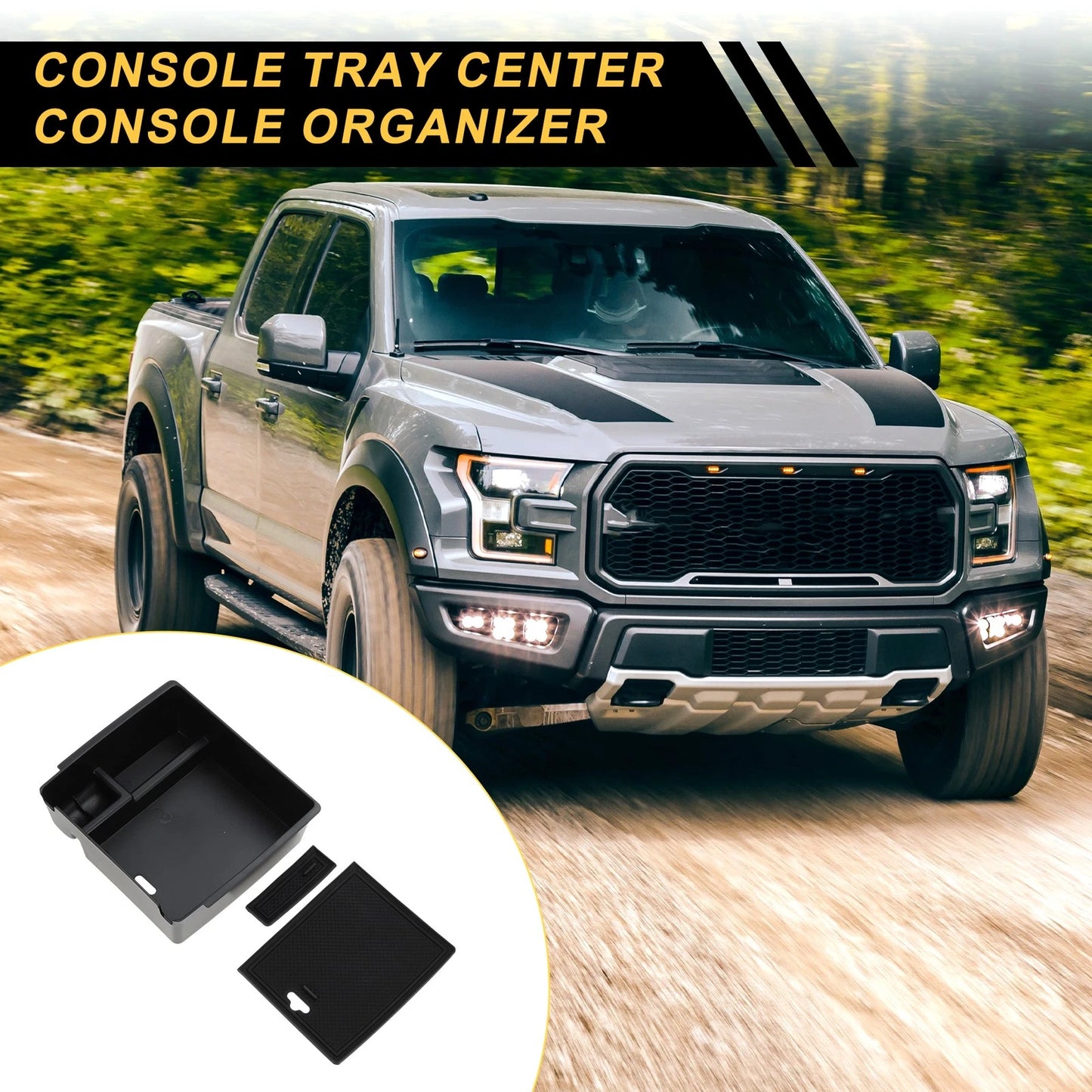 Center Console Organizer Tray for Ford Focus MK4 ST/ST Line/SW (2018-2023)