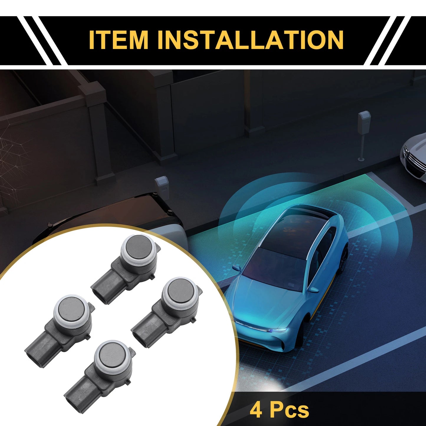 4 x Bumper Reverse Backup Parking Sensor for Chevrolet Silverado