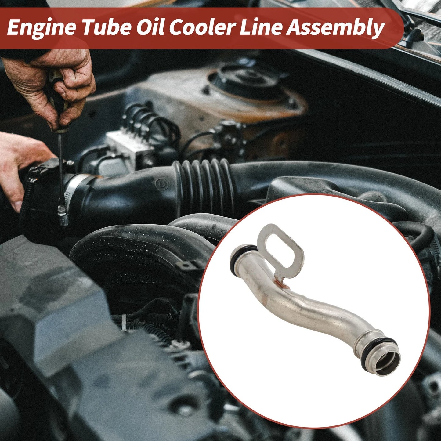 Inlet Engine Oil Cooler Tube for Chevrolet Sonic 1.8L L4 (2012 - 2018)