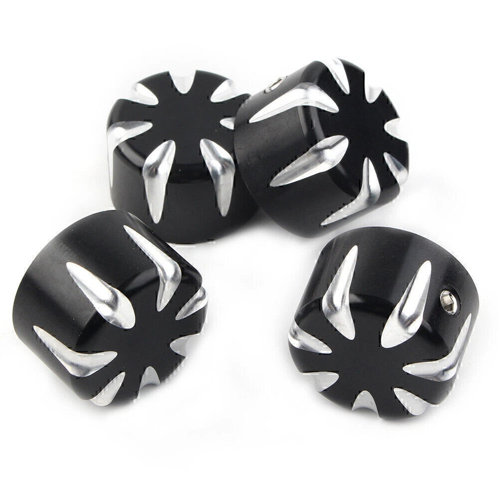 4 x CNC Motorcycle Engine Screw Topper Cover Caps for Harley 883