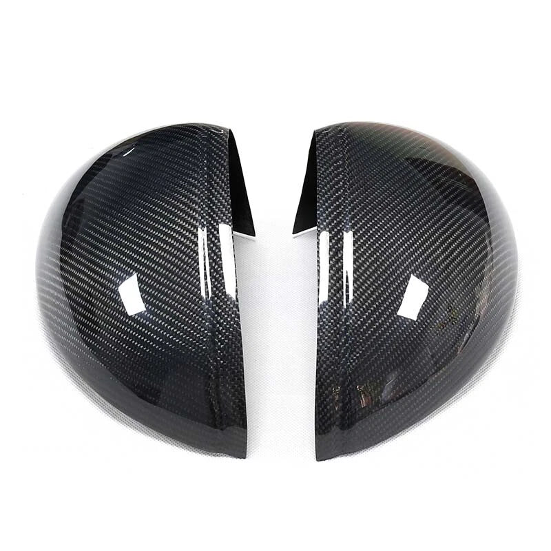 Real Carbon Fiber Addon Wing Mirror Cover Trim Fit For Porsche Cayenne 2011-2014