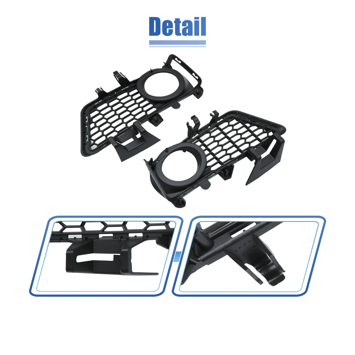 1 Pair Car Fog Light Grille Cover for BMW 3 SERIES