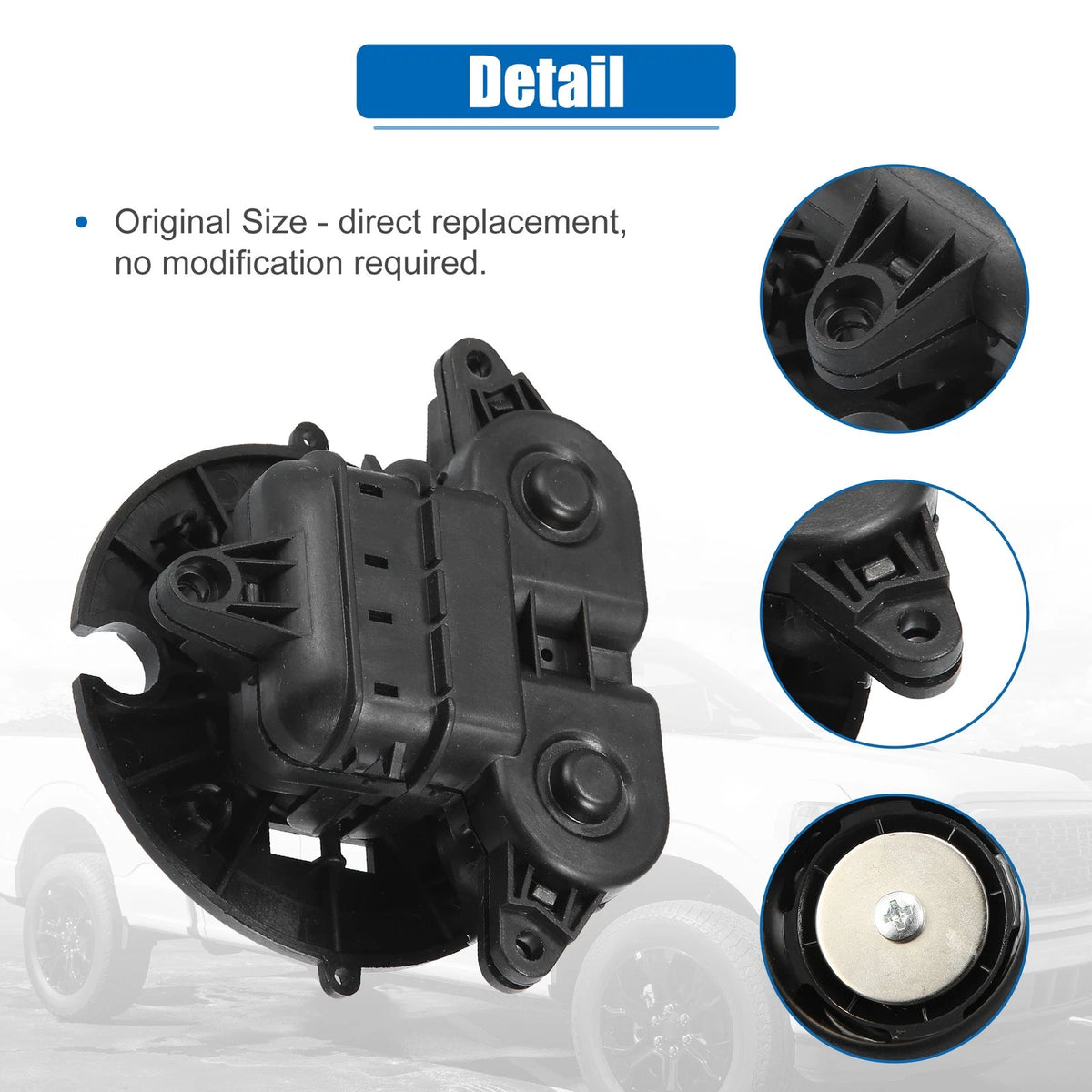 Drive Motor Door Outside Mirror for Ford F150 (2006-2019) Black