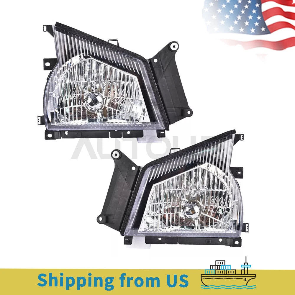 Headlight Lamp / 2 x Left/Right Pair / for Isuzu NPR NQR GMC W Series Truck (2004–2007)