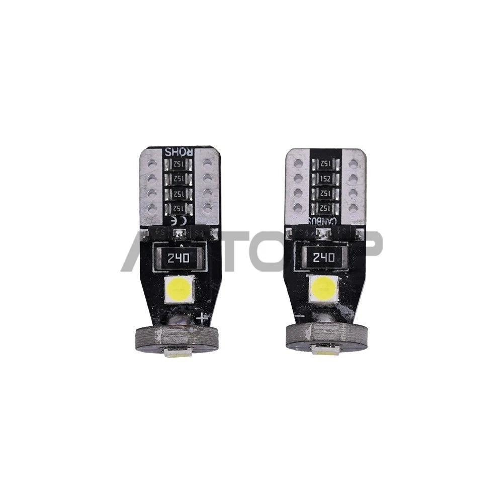 Pair Front Bumper Reflector Side Marker Light for Honda Civic (2016–2021)